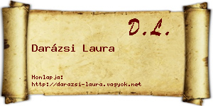 Darázsi Laura névjegykártya