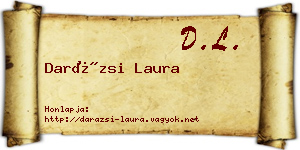 Darázsi Laura névjegykártya